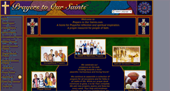 Desktop Screenshot of prayerstooursaints.com